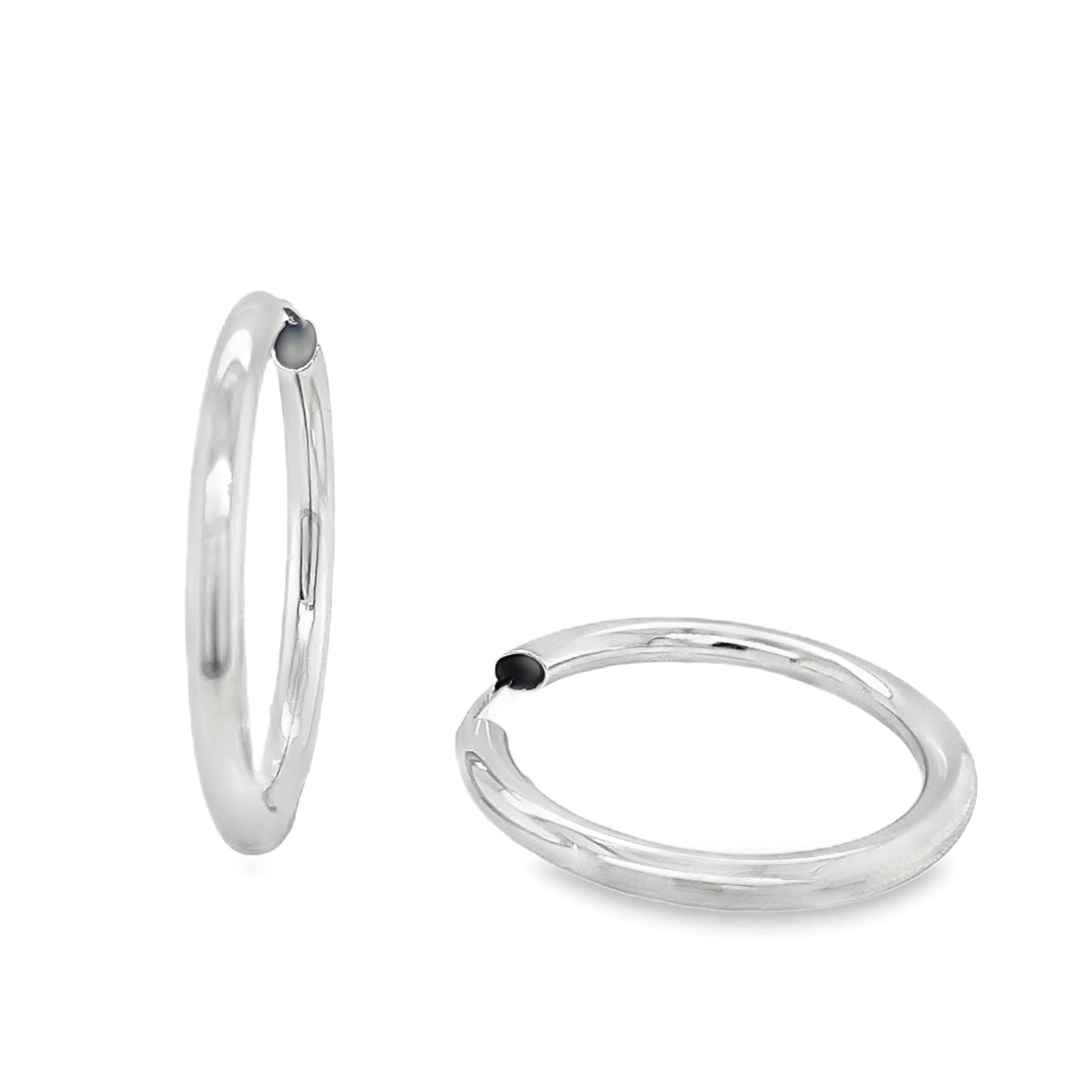 Sterling Silver 30mm Hoop Earrings