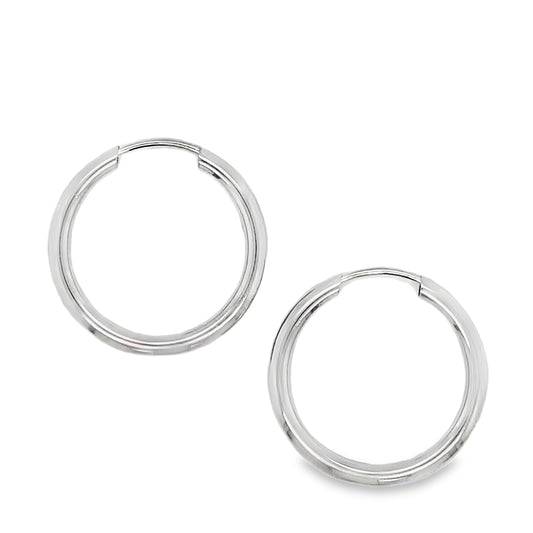 Sterling Silver 20mm Hoop Earrings