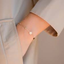 Burren 18ct Gold Plated Disk Jockey Bracelet