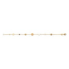 Burren 18ct Gold Plated Disk Jockey Bracelet