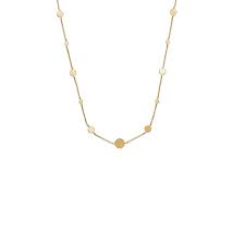 Burren 18ct Gold Plated Disk Jockey Necklet