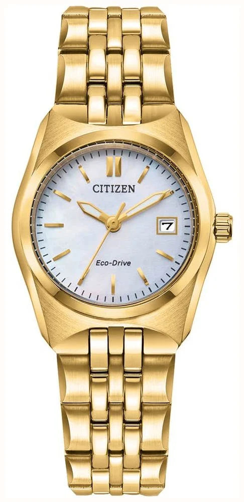 Ladies Citizen Corso Eco-Drive Mother Of Pearl Dial 28mm