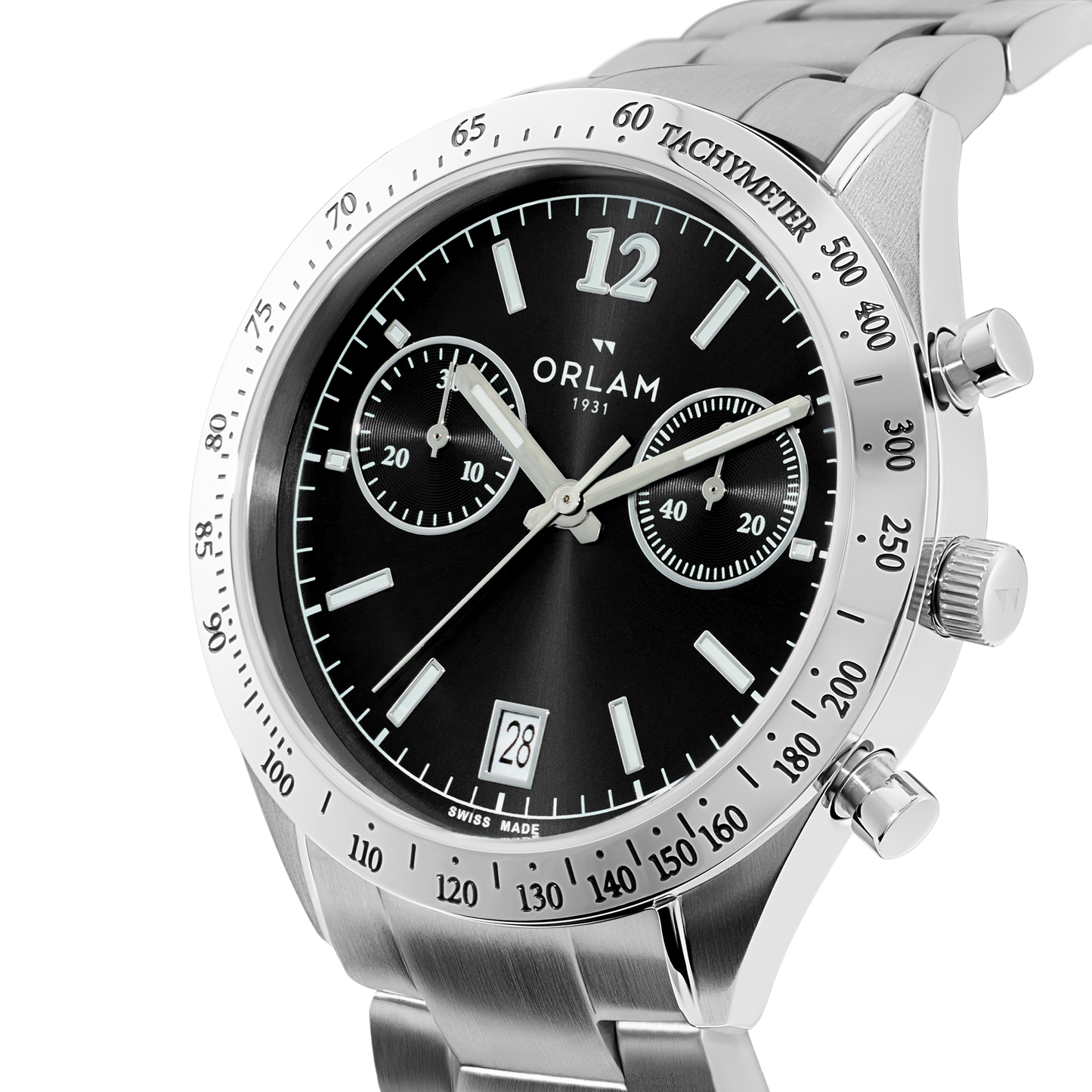 GSSB Orlam Rd Blk Tachy Chrono Dt Quartz