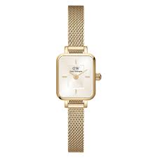 Ladies Daniel Wellington Quadro Mini Evergold Champagne