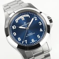 Gents Hamilton Khaki Field King 40mm Blue Dial Automatic Watch