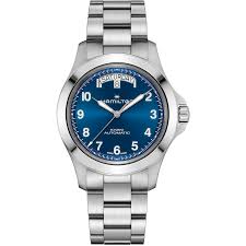 Gents Hamilton Khaki Field King 40mm Blue Dial Automatic Watch