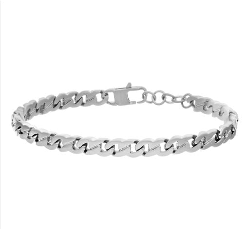 Gents Steelwear Figure Of 8 Steel Link Bracelet