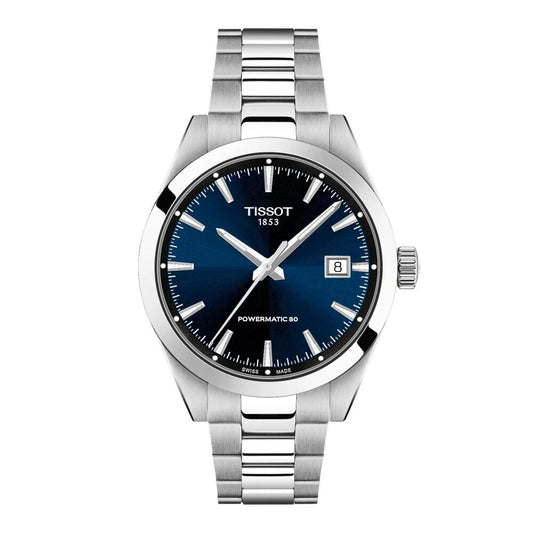 Gents Tissot Gentleman Auto 38mm Blue Dial Watch