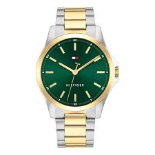 Tommy Hilfiger Bruce Two Tone Green Dial Watch