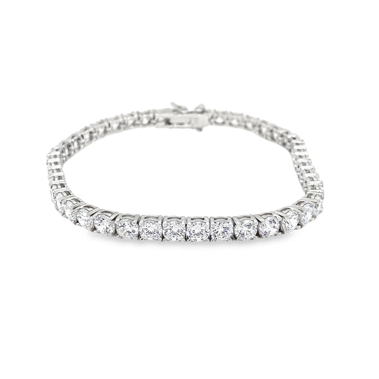 Sterling Silver 4mm Tennis Bracelet