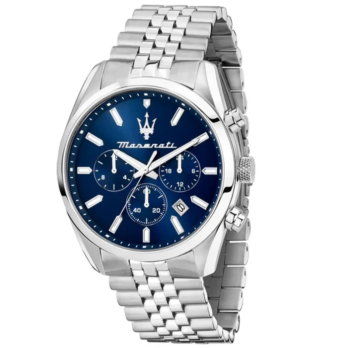 Gents Maserati Attrazione Chrono Blue Dial