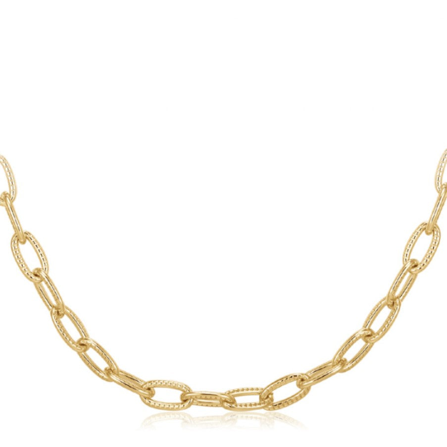 Burren 18ct Gold Plated Gold Apology Necklet