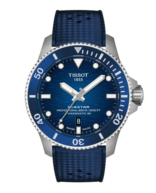 Gents Tissot Seastar 1000 Tachymeter Blue Dial