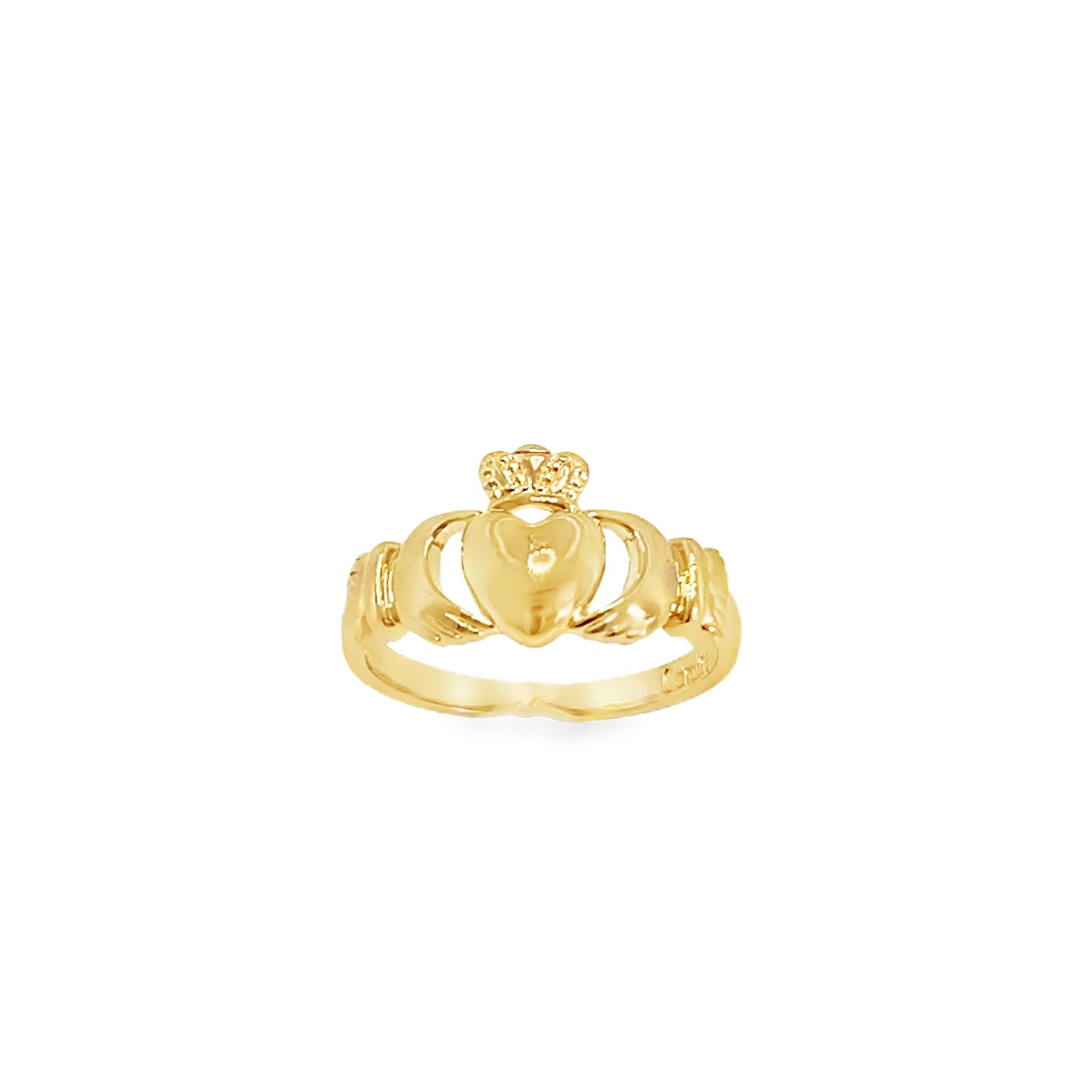 18ct Gold Filled Plain Claddagh Ring