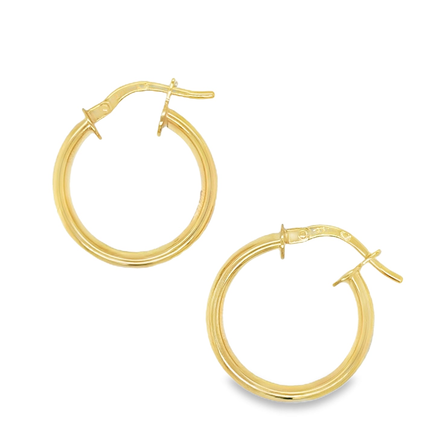9ct Yellow Gold Hoop Earrings