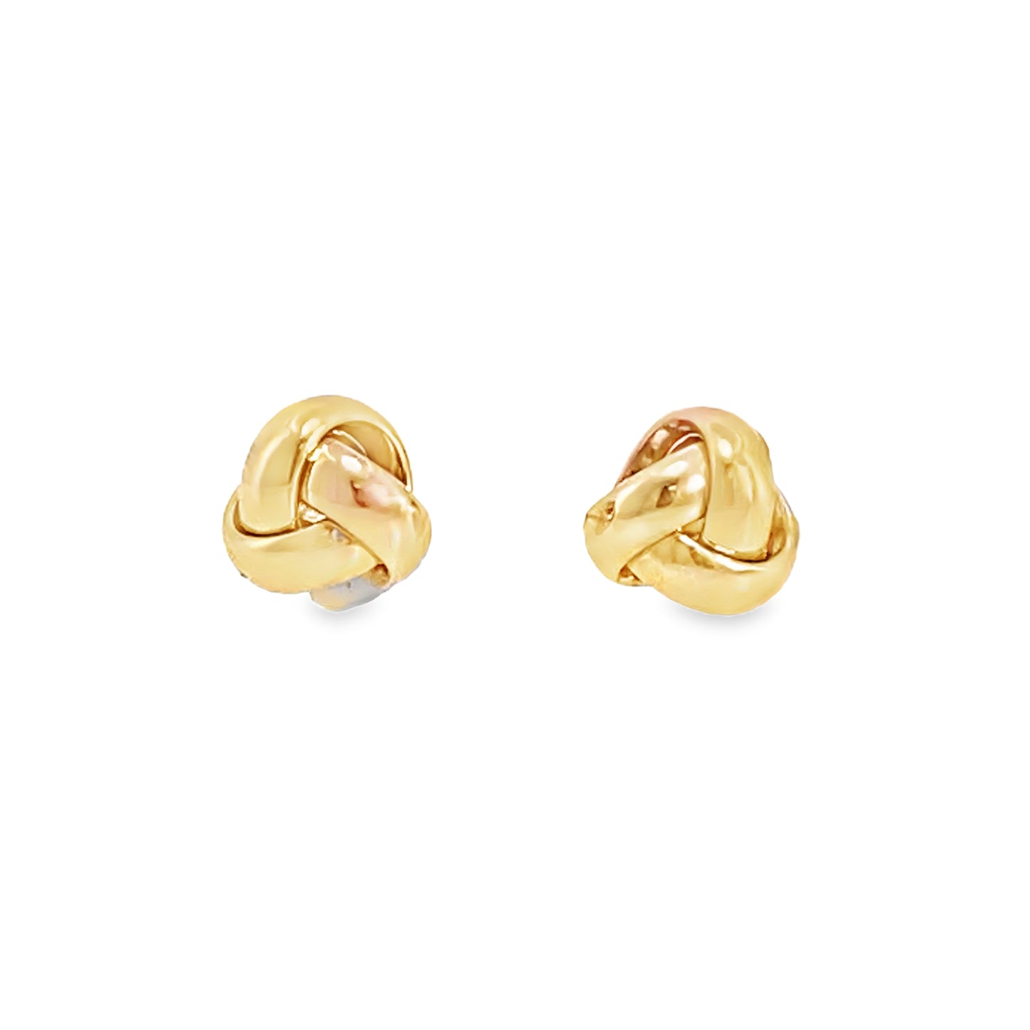 9ct Yellow Gold Knot Stud Earrings