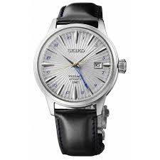 Gents Stainless Steel Seiko Presage Cocktail Time 'Silver Bullet' Watch