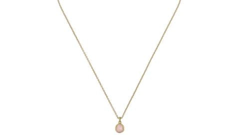 Ted Baker Gold Plated Peralia Pink Pebble Pendant