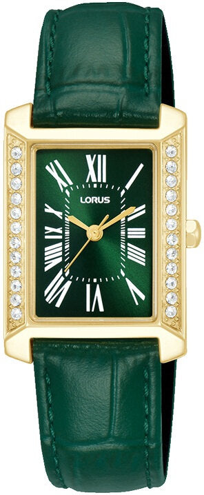 Ladies Lorus Green Dial CZ Bezel
