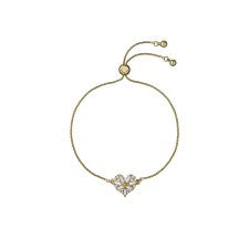 Ted Baker Gold Plated Cherisa Crystal Heart Bracelet