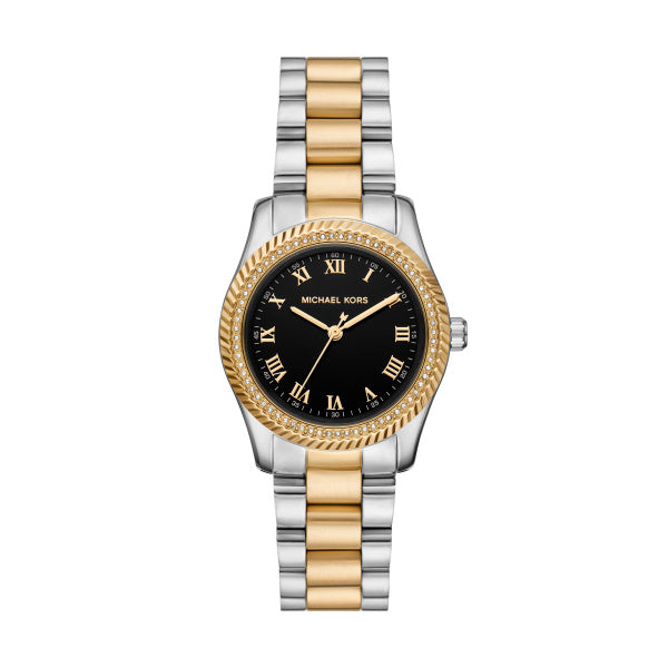 Ladies Michael Kors Lexington Black Dial Roman Numerals