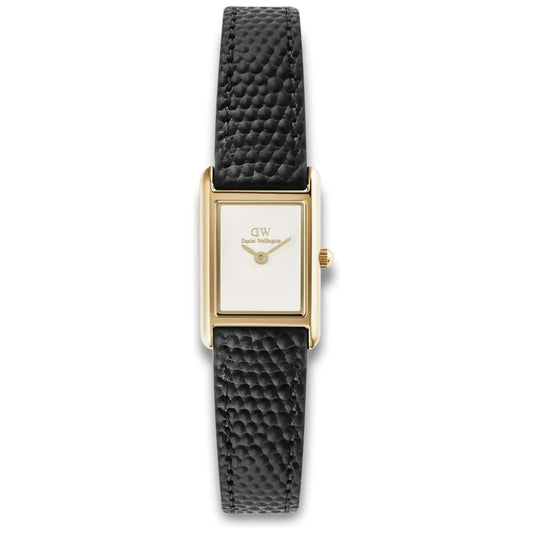 Ladies Daniel Wellington Bound Mini White Dial Black Strap