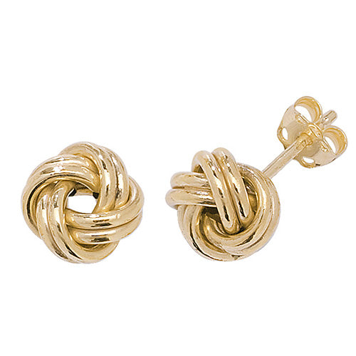 9ct E/rg Pol Op Knot
