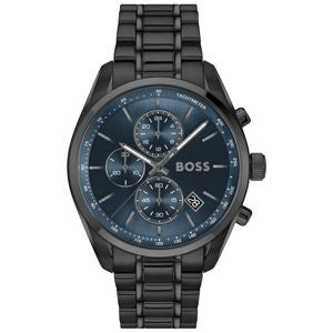 Gents Hugo Boss Grand Prix 44mm Blue Chronograph