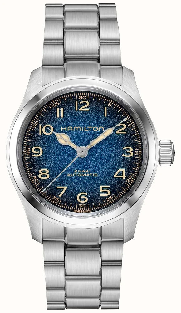 Gents Hamilton Khaki Field Murph Automatic Blue Dial