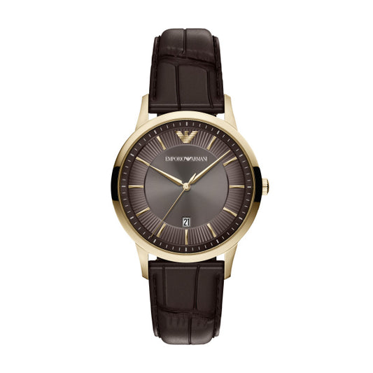 Gents Armani Architepo Chronograph Brown Dial