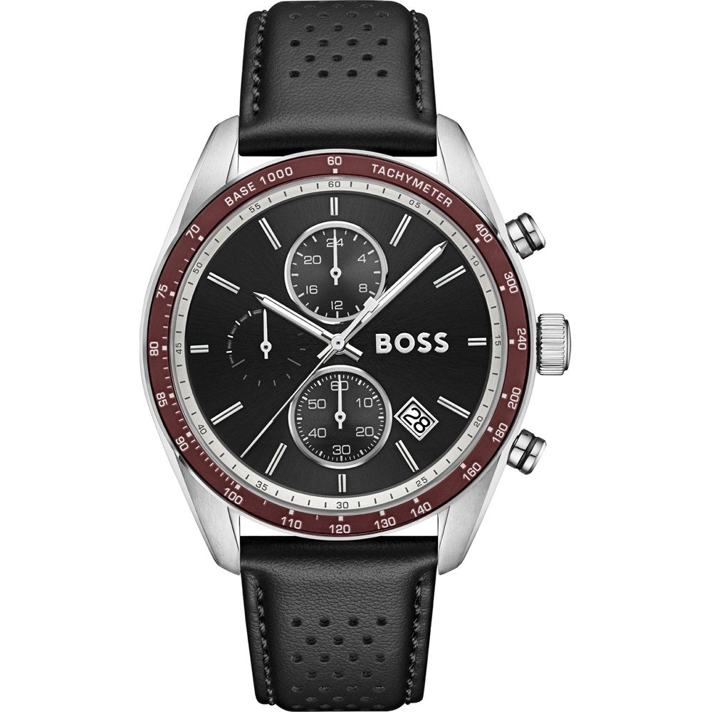 Gents Hugo Boss Grand Prix Black Dial Chronograph