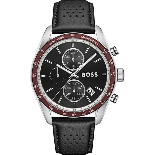 Gents Hugo Boss Grand Prix Black Dial Chronograph
