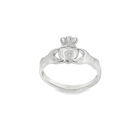 Sterling Silver Plain Claddagh Ring