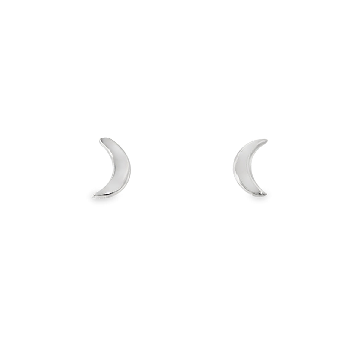 Sterling Silver Moon Earrings