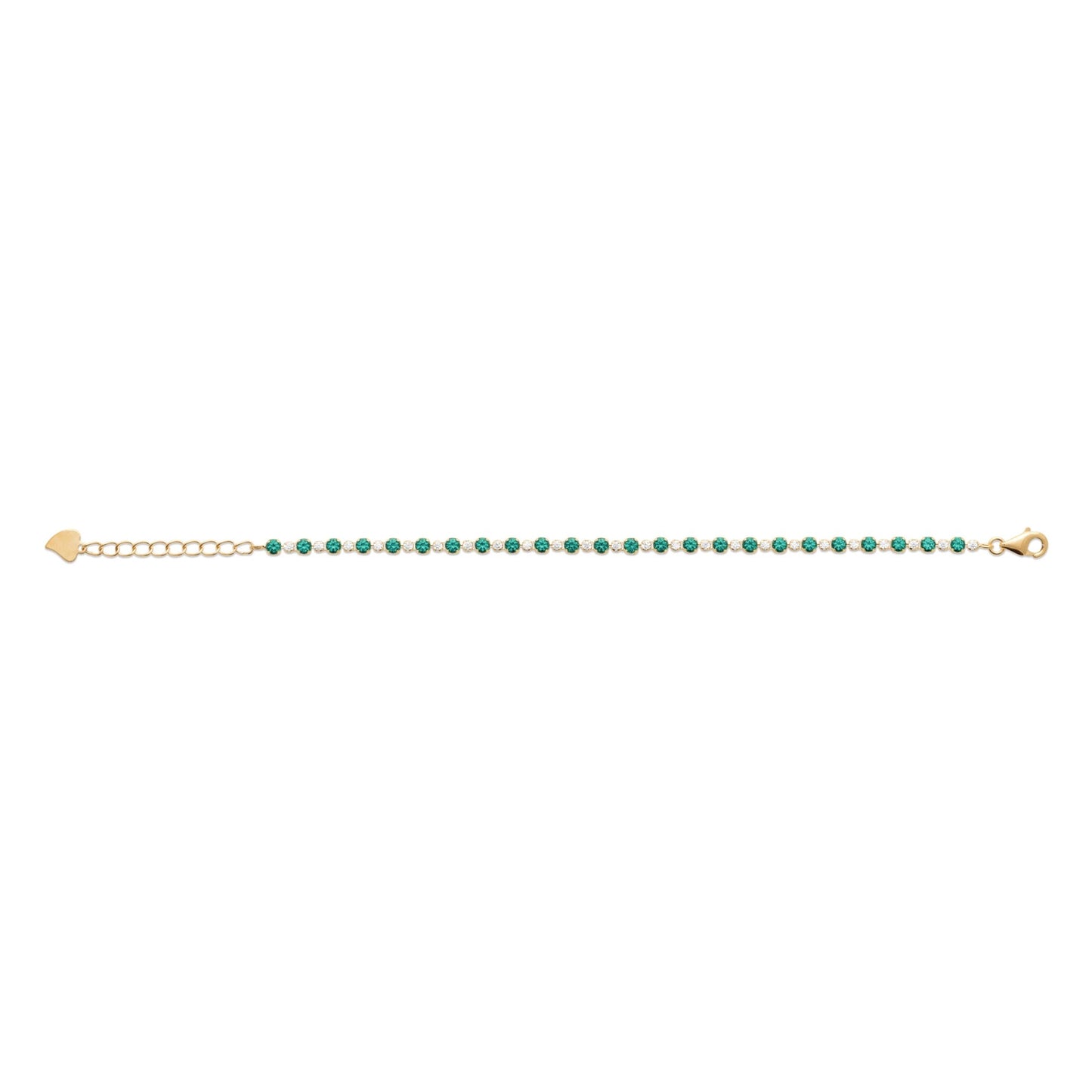 Burren 18ct Gold Plated Evergreen Grace Bracelet