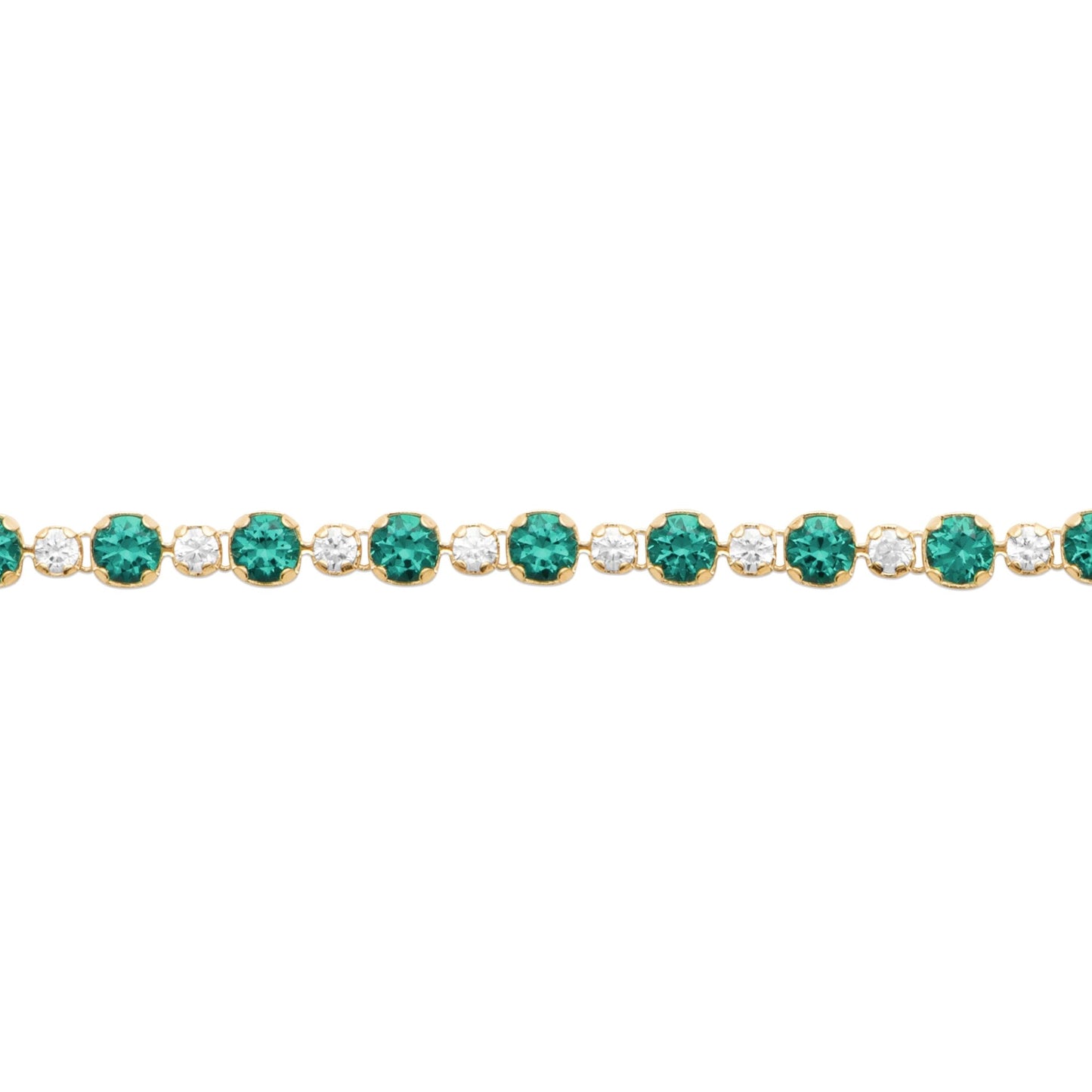 Burren 18ct Gold Plated Evergreen Grace Bracelet