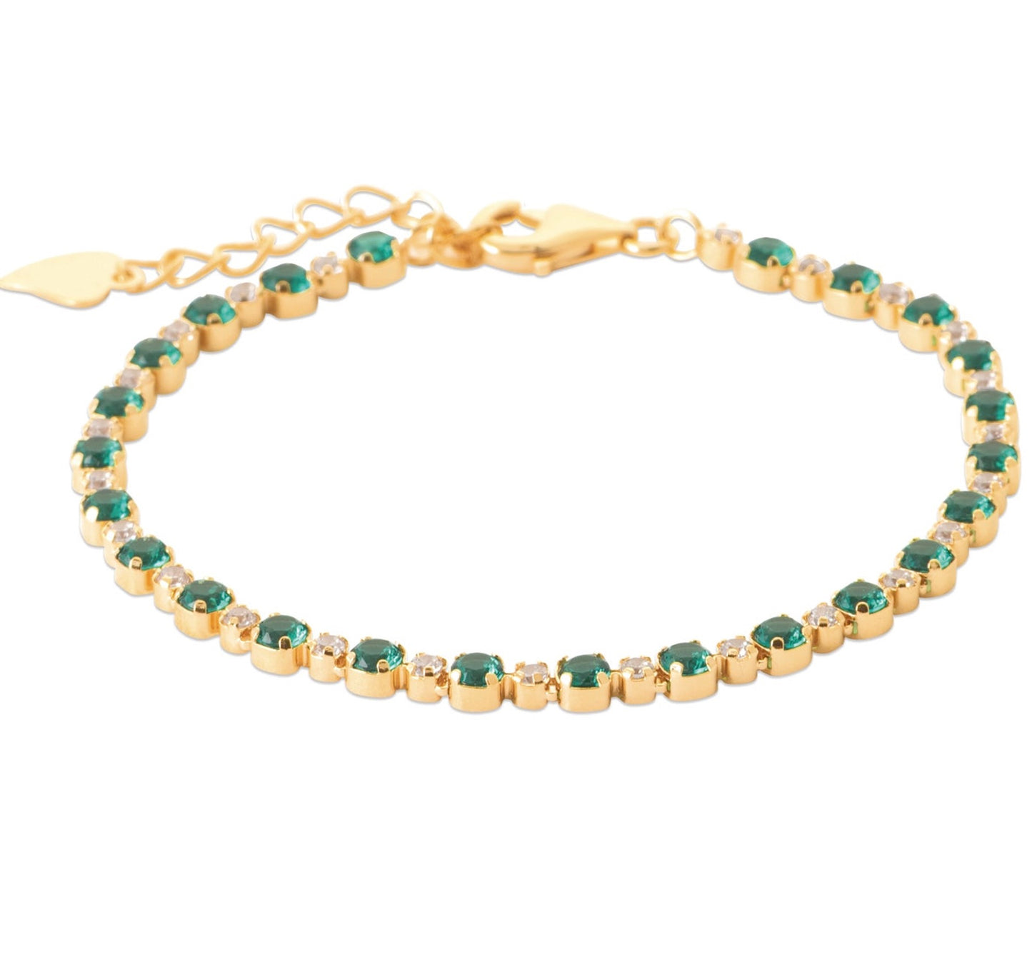 Burren 18ct Gold Plated Evergreen Grace Bracelet