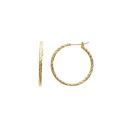 Burren 18ct Gold Plated Ruben Earrings