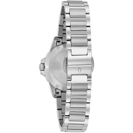 Ladies Stainless Steel Bulova Marine Star Diamond  32mm Watch