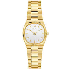 Ladies Rolled Gold Bulova Super Seville Mini Square Dial 25mm Watch