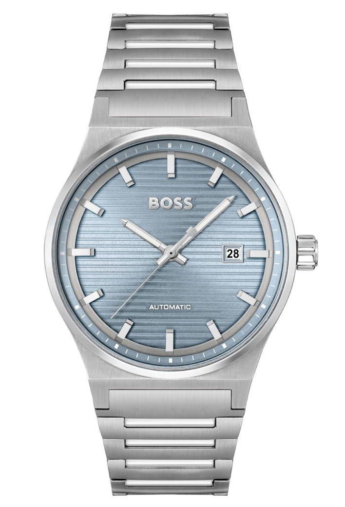 Gents Hugo Boss Candor Blue Stripe Dial Watch