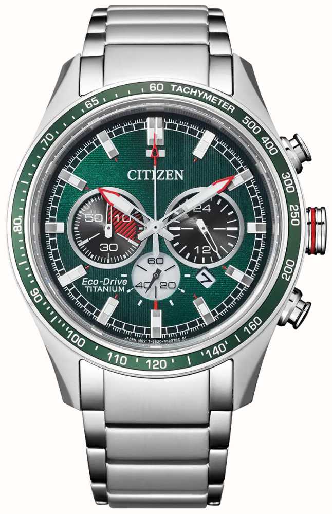 GSSB CITIZEN SUPER TITANIUM GRN CHRONO