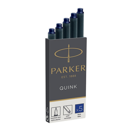 PARKER FOUNTAIN PEN BLACK CARTRIDGE