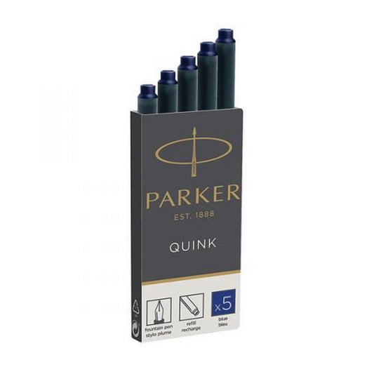 PARKER FOUNTAIN PEN CARTRIDGE BLUE