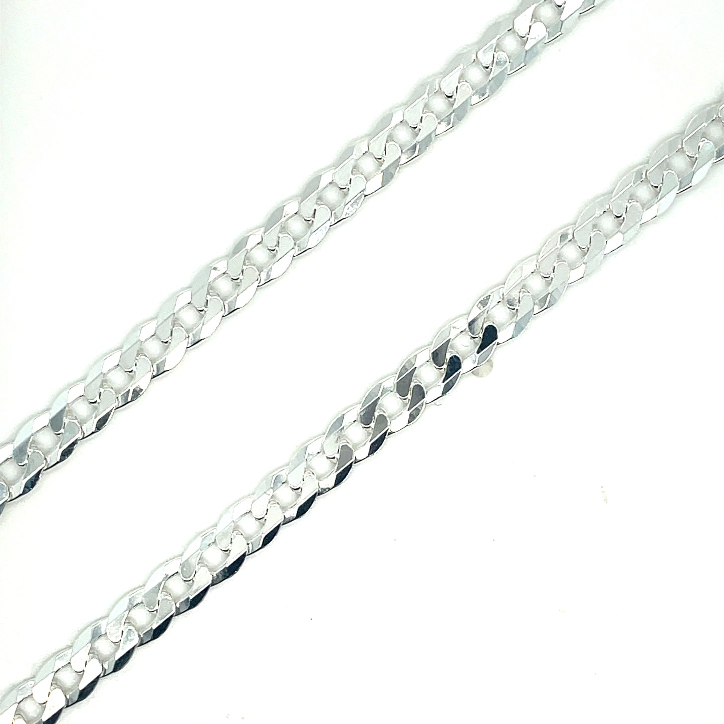 Sterling Silver 4.5mm Curb Necklet 24"