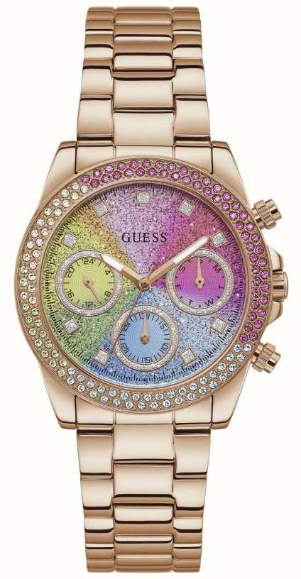 LRGB GUESS SOL MULTI GLITTER CZ