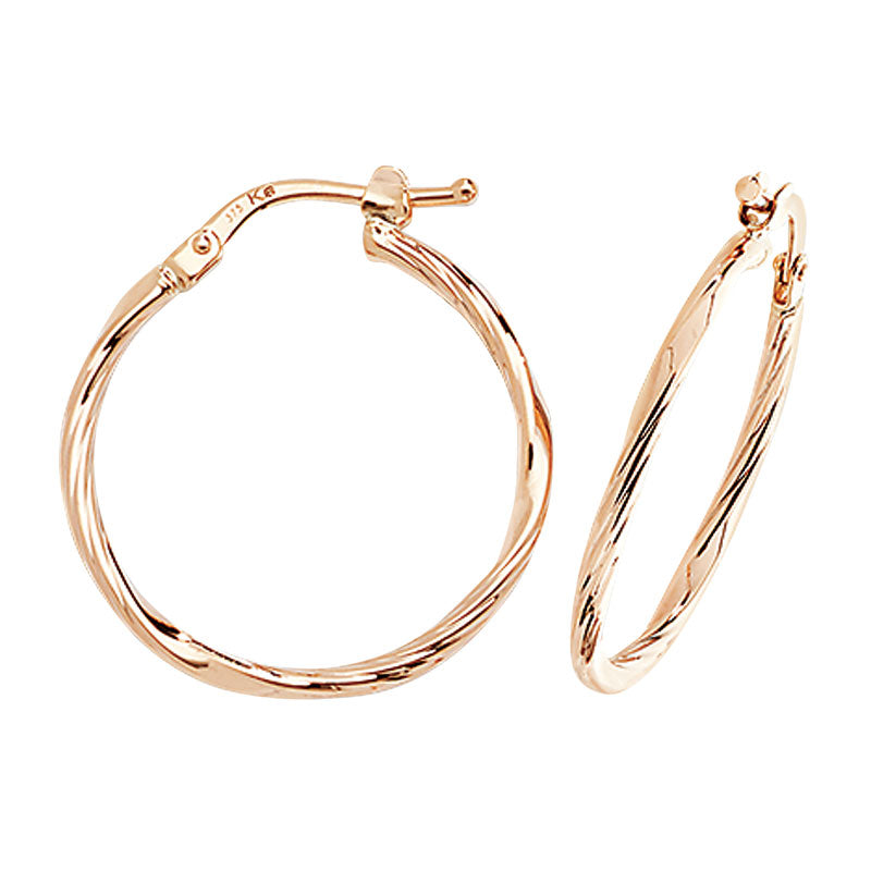 9CT E/RG BAMBOO HOOP 20MM
