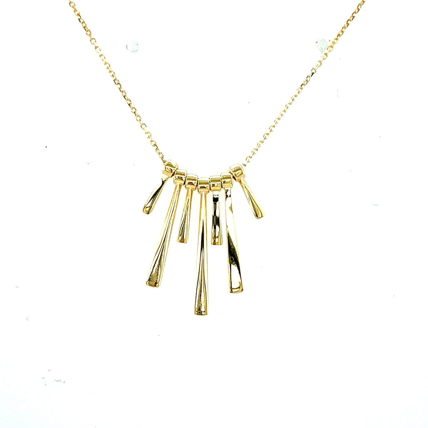 9ct n'let Long bar Multi drop