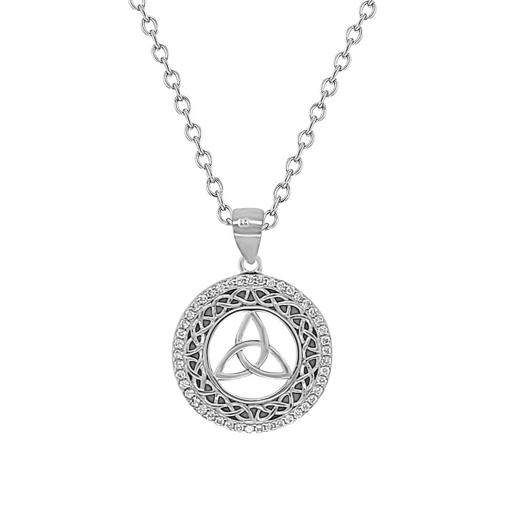SIL P/DANT TRINITY KNOT