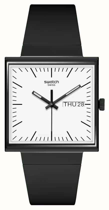 GPLS SWATCH SQUARE ' WHAT IF BLACK''